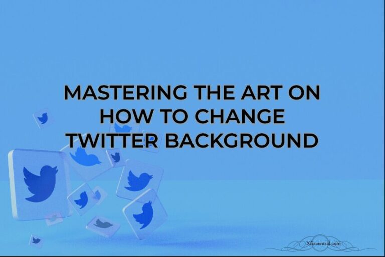 An image to illustrate my target key phrase, How to Change Twitter Background.