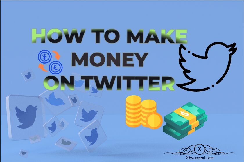 An image to illustrate my target key phrase: how to make money on Twitter.